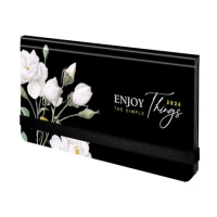 Еженедельник датированный 2026 с резинкой 171х93 мм, BRAUBERG, твердый, УФ-ЛАК, 64 л., 'Розы', 11735