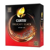Чай Curtis Delicate Black (Деликат Блэк), черный, 100 пакетиков