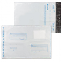 Пакет почтовый полиэтиленовый Курт белый, 229х324мм, 100мкм, 10шт, стрип, Куда-Кому