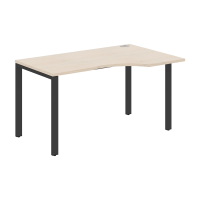 Стол эргономичный XS6CET 149(R) Бук Тиара/Антрацит 1400х900х750 XTEN-S60