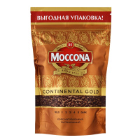 Кофе растворимый Moccona Continental Gold 140г, пакет