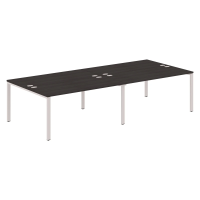 Стол 4-х местный XS6WST 3214 Дуб Юкон Модерн/Серый 3200х1406х750 XTEN-S60