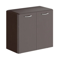 Шкаф низкий Skyland Dioni DLC 85.1, венге магия, 892х470х815мм, низкий, с замком в глухих малых дверях и обвязкой