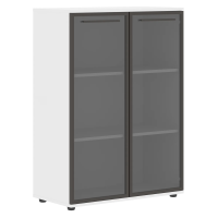 Шкаф средний широкий EMCS 85.7 Мокко/Белый 852х430х1199 EDIS