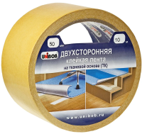 Лента клейкая Unibob двусторонняя 170мкм, 50мм x 10м