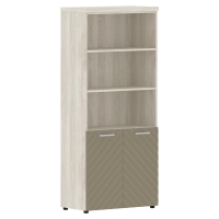 Шкаф с комплектом малых дверей и топом TLHC 85.5 Капучино/Сосна Эдмонт Z 856х450х1968 TORR LUX