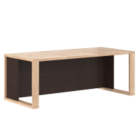 Стол руководителя AST 209 Дуб Бофорд/Венге Магия 2000х900х750 ALTO