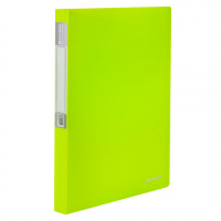 Файловая папка Brauberg Neon зеленая, А4, на 40 вкладышей