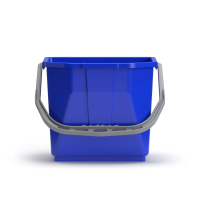 Ведро пластиковое с ручкой TTS,  синее,  15 л, 000B3501