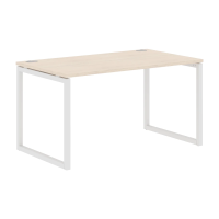 Стол прямой XQST 148 Бук Тиара/Белый 1400х800х750 XTEN-Q
