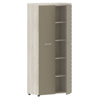 Шкаф с глухими дверьми и топом TLHC 85.1 Капучино/Сосна Эдмонт Z 856х450х1968 TORR LUX