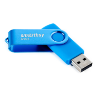 Память Smart Buy 'Twist' 64GB, USB 2.0 Flash Drive, синий