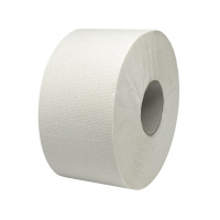 Туалетная бумага Merida Optimum Mini в рулоне, 1 слой, 180м, белая, 12шт/уп, ТБК222