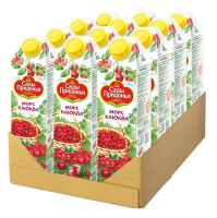 Морс Сады Придонья с клюквой, 1л x 12 шт