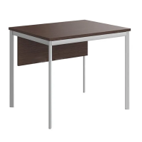 Стол прямой Skyland Imago-S СП-1SD, венге магия/алюминий, 900х720х755мм
