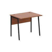 Стол прямой СП-1P Орех Французский/Черный 900х720х755 IMAGO PLUS