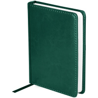 Ежедневник недатированный Officespace Nebraska зеленый, А6, 136 листов, обложка с поролоном