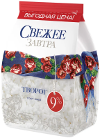 Творог Свежее завтра 9%, 400г