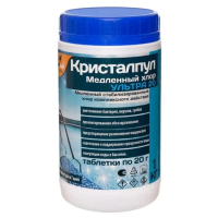 Чистящее средство для бассейна Кристалпул Кристалпул Multi Blue 1кг, таблетки