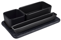 Tarrington House Менажница Wood + подставка, 3шт