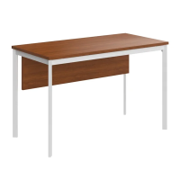 Стол прямой Skyland Imago-S СП-2.1SD, французский орех/белый полуматовый, 1200х600х755мм