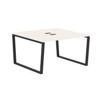 Стол 2-х местный EVWST 1313 Ясень Траун/Черный 1360х1346х750 EDIS