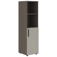 Шкаф средний узкий VMCS 40.5 Аметист/Дуб Сильвер 400х430х1517 VELION