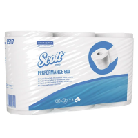 Туалетная бумага Kimberly-Clark Scott 8517, в рулоне, белая, 2 слоя, 6шт