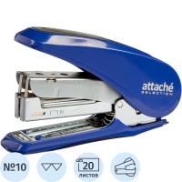 Степлер Attache Selection MSBL1020 (10)  до 20лис,энергосбер,металл,син