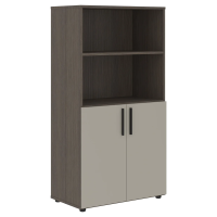 Шкаф средний широкий VMCS 80.5 Аметист/Дуб Сильвер 800х430х1517 VELION