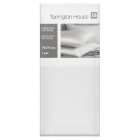 Tarrington House Наволочка белая перкаль, 70 x 70см