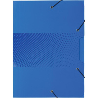 Папка на резинках картонная Attache Digital, синий