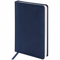 Ежедневник недатированный Brauberg Favorite темно-синий, А5, 168 листов, под классическую кожу
