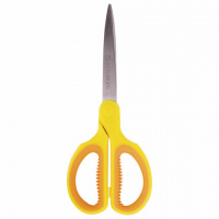 Канцелярские ножницы Brauberg Extra 15.5см, оранжево-желтые