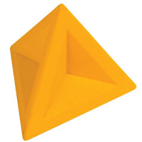 Ластик Brunnen 4.5х4.5х4см, треугольный, желтый, 29974