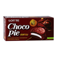 Печенье Lotte Choco-Pie Cacao, 168г, 6шт/уп