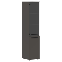 Шкаф высокий узкий EHCS 42.2 Мокко/Черный/Мокко 426х430х1967 EDIS