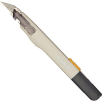 Канцелярский нож Attache Selection Genius 9мм, для левшей/правшей, с фиксатором, серый