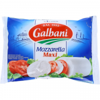 Сыр мягкий Galbani Mozzarella Maxi 45%, 250г