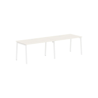 Стол 2-х местный ELWST 2780 Ясень Траун/Белый 2726х800х750 EDIS