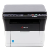 МФУ лазерное KYOCERA FS-1020MFP (принтер, сканер, копир), А4, 20 стр./мин., 20000 стр./мес. (без каб