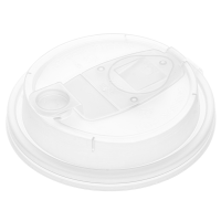 RIOBA Крышка для стакана прозрачная с питейником Тип Е 90мм, 50шт