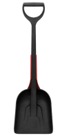 Лопата Fachmann Garten автомобильная черная, 71см