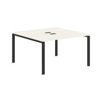 Стол 2-х местный EUWST 1313 Ясень Траун/Черный 1360х1346х750 EDIS