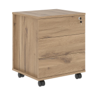 Тумба мобильная EMC-3D.A Дуб Денвер светлый 520х450х605 EDIS