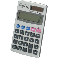 Калькулятор настольный Attache ATC-333-12P 12 разрядов, серебристый