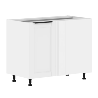 Шкаф напольный угловой с полкой MOCC 1082.1C Белая/Белый 1000х560х820 SICILIA