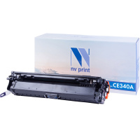 Картридж лазерный Nv Print CE340ABk, черный, совместимый