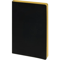 Ежедневник недатированный А5 MEGAPOLIS NEBRASKA FLEX черн/зол.обр 3-692/02
