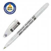 Шариковая ручка Pensan Global-21 черная, 0.5мм, прозрачный корпус